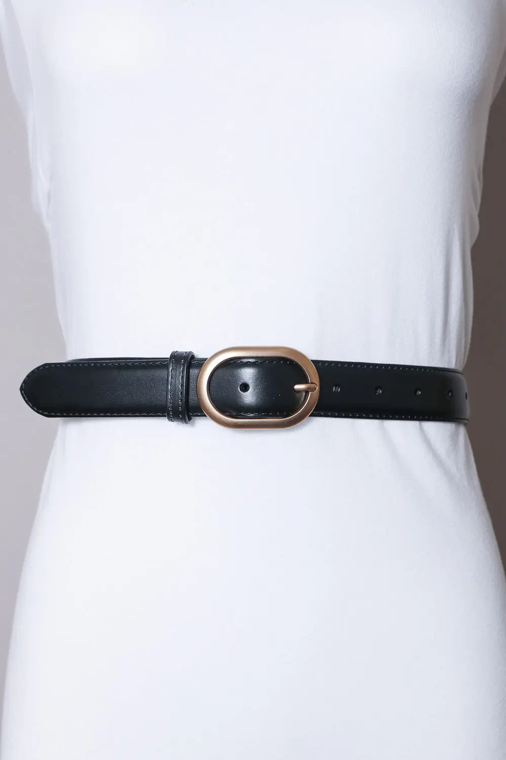 Chic Rose Gold Waist Belt – Matte Finish & Versatile Style Leto Collection