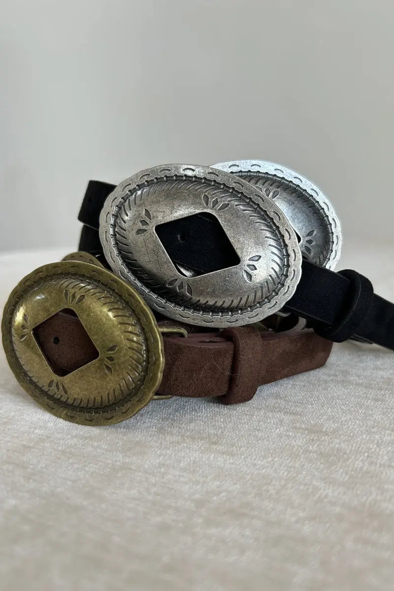 Vintage Western Belt – Retro Cowboy Style 🤠✨ Leto Collection