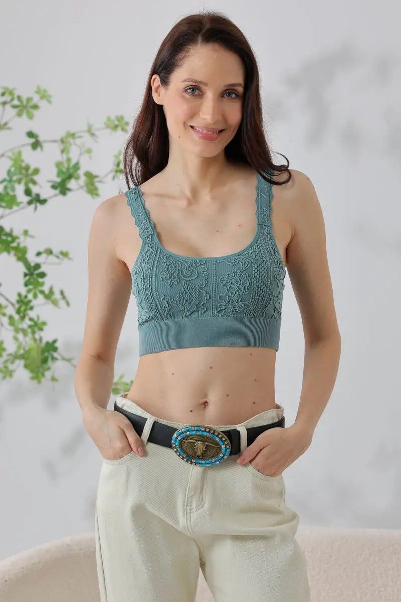 Desert Dreamer: Vintage Bohemian Turquoise Inlaid Cowboy Belt - leto-collection
