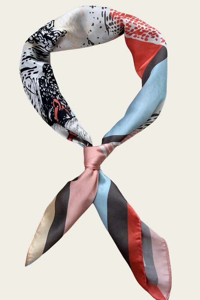 Equestrian Print Silk Scarf β Classic Horse Design ππ§£ Leto Collection
