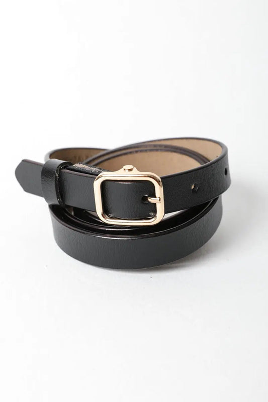Versatile Skinny Leather Belt – Perfect for Any Outfit 💫 Leto Collection