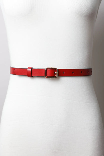 Versatile Skinny Leather Belt – Perfect for Any Outfit 💫 Leto Collection