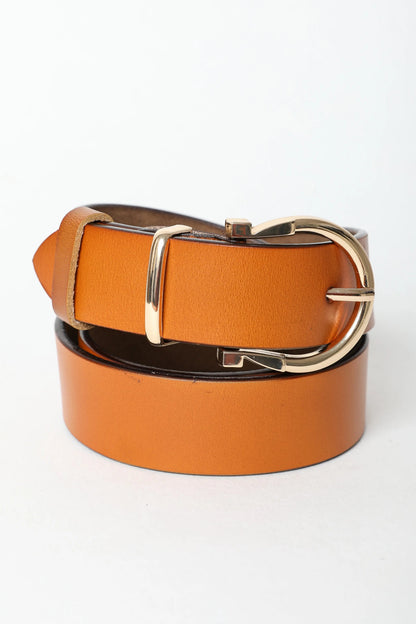 Chic Horseshoe Gold Buckle Belt – Western Style Vibes 🧲 Boho Clothing and Accessories