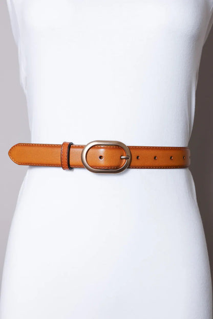 Chic Rose Gold Waist Belt – Matte Finish & Versatile Style Leto Collection