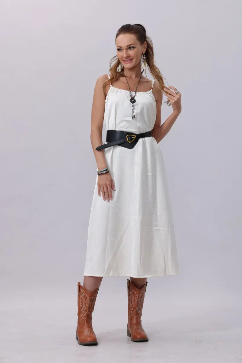 Asymmetrical Buckle Wide Waist Belt Boho Clothing and Accessories