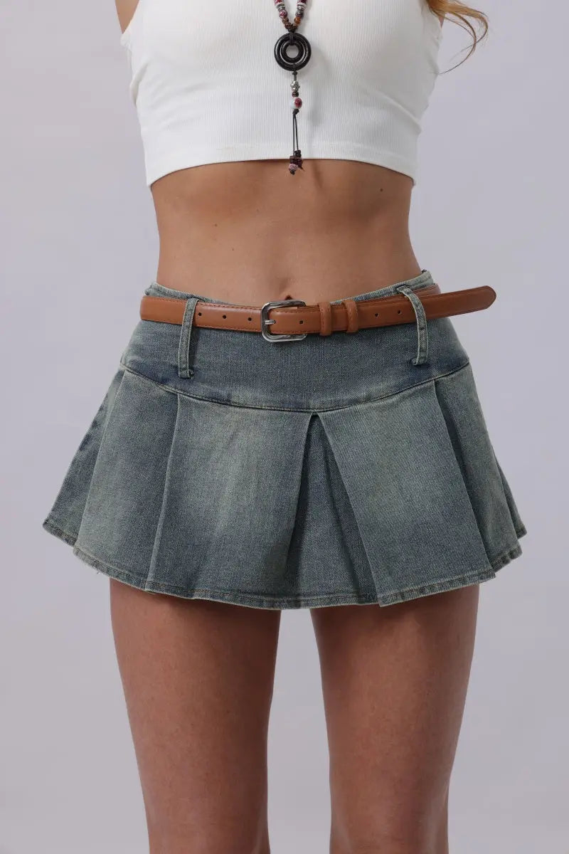 Sleek Classic Silver Buckle Belt - Timeless Function Boho Clothing and Accessories