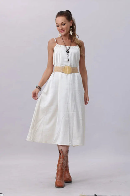 Resort Eco Chic Woven Belt with Buckle Boho Clothing and Accessories