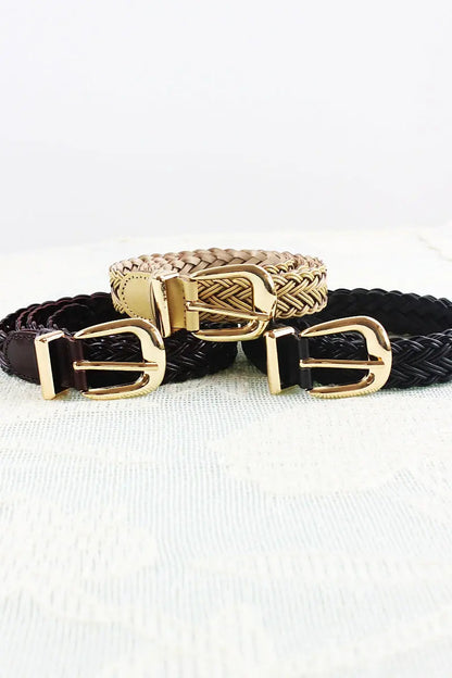 Everyday Braided Belt – Effortless Style & Comfort 🌿⛓️ Leto Collection