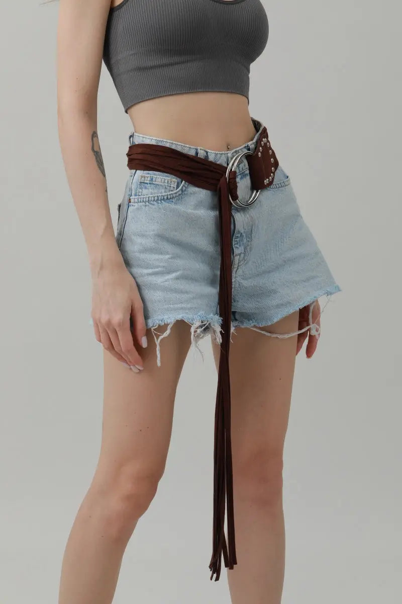 Long Fringe Waist Cincher – Vintage Draped Sash Belt 🌟🤠 Leto Collection