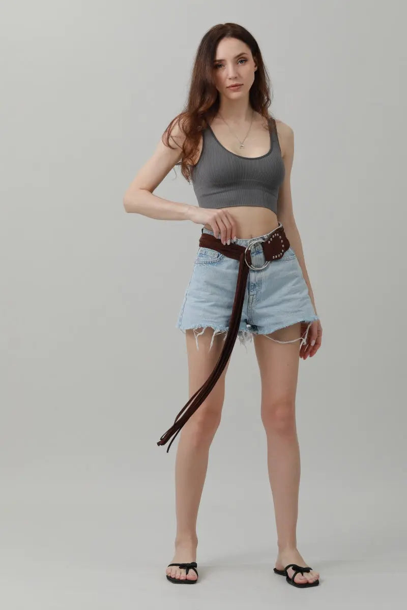 Long Fringe Waist Cincher – Vintage Draped Sash Belt 🌟🤠 Leto Collection