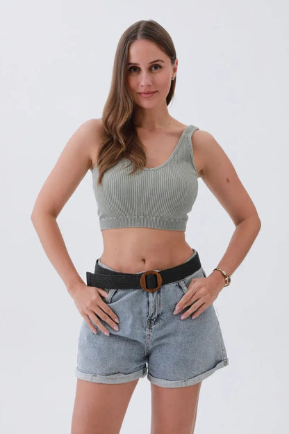 Minimalist Boho Raffia Belt – Chic Round Buckle for Effortless Style 🌾🌟 Leto Collection