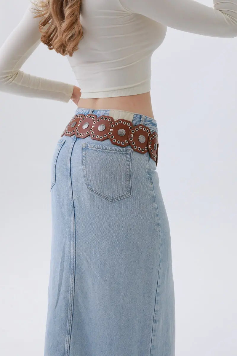 Classic Western Leather Belt – Vintage Cowboy Style ⚜️🤠 Leto Collection