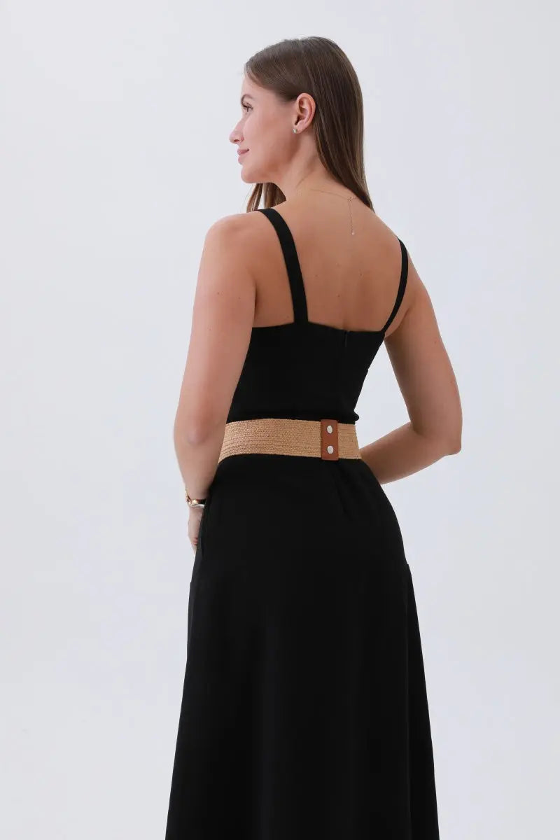 Adjustable Bow Belt – Stretchy Woven Waistband🌸✨ Leto Collection