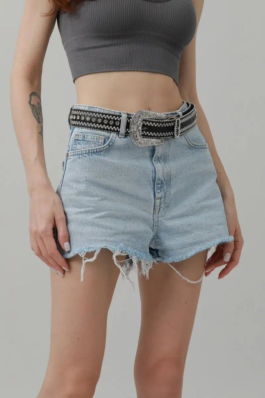 Rivet Studded Belt – Edgy Western Glam ✨🤠 Leto Collection
