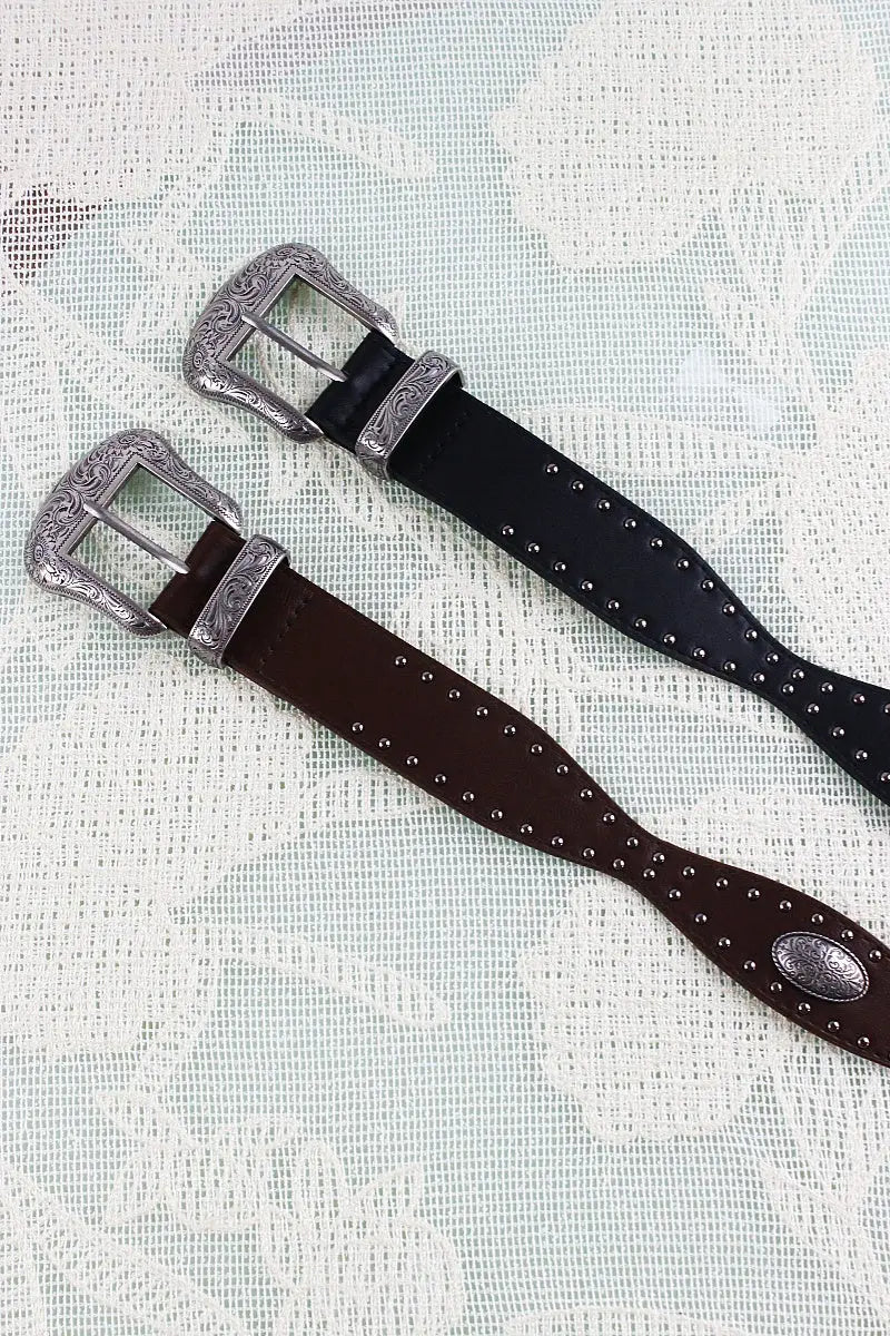 Retro Punk Belt – Vintage American Edge ⛓️🇺🇸 Leto Collection