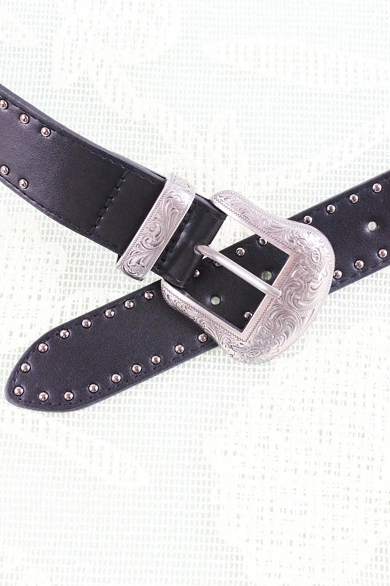 Retro Punk Belt – Vintage American Edge ⛓️🇺🇸 Leto Collection