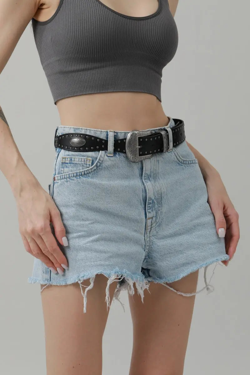 Retro Punk Belt – Vintage American Edge ⛓️🇺🇸 Leto Collection