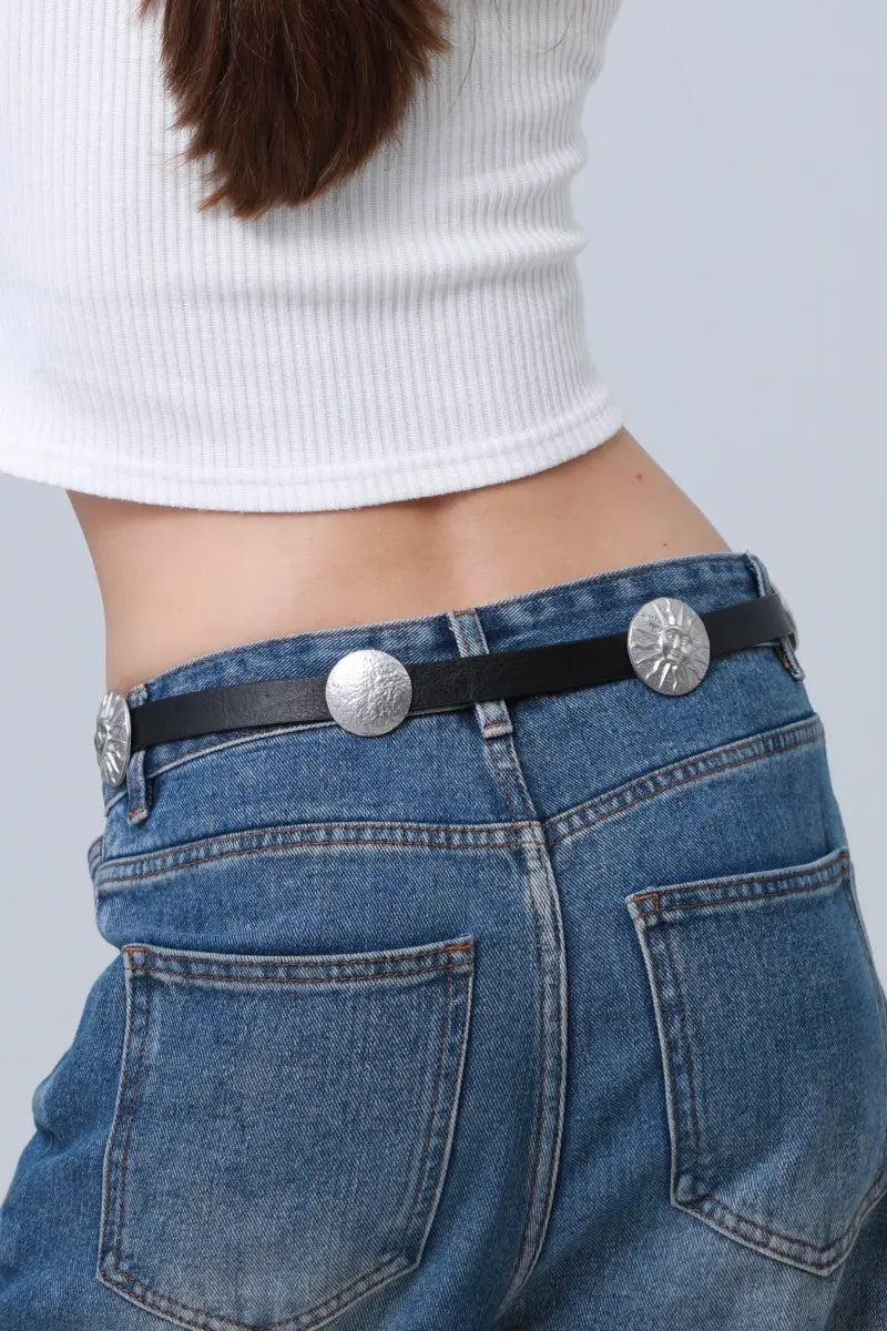 Sun God Waist Belt – Bohemian Vintage Ethnic Accessory 🌞🌺 Leto Collection