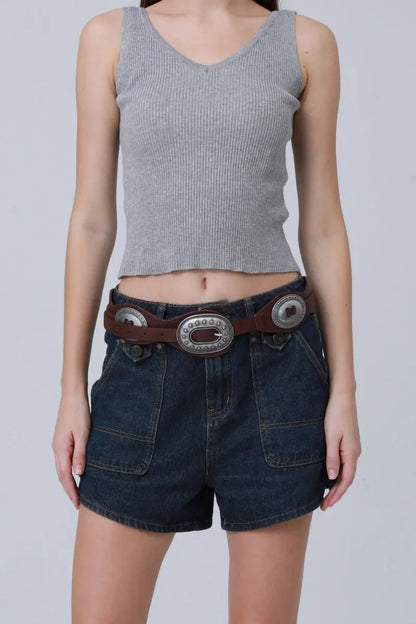 Boho Western PU Belt – Versatile Waist Strap for Women 🌵✨ Leto Collection