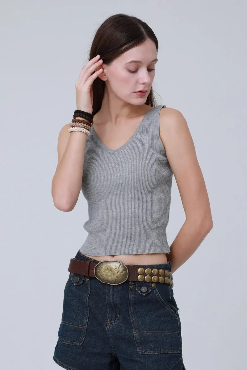 Bold Oval Buckle Belt – Studded Statement Piece Leto Collection