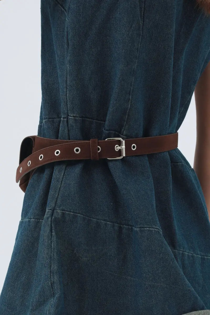 Phone-Wallet Utility Belt for Women – Vintage Style Waist Bag 📞💼 Leto Collection