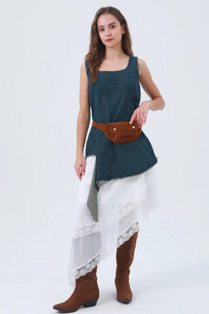Phone-Wallet Utility Belt for Women – Vintage Style Waist Bag 📞💼 Leto Collection