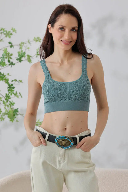 Desert Dreamer: Vintage Bohemian Turquoise Inlaid Cowboy Belt - leto-collection