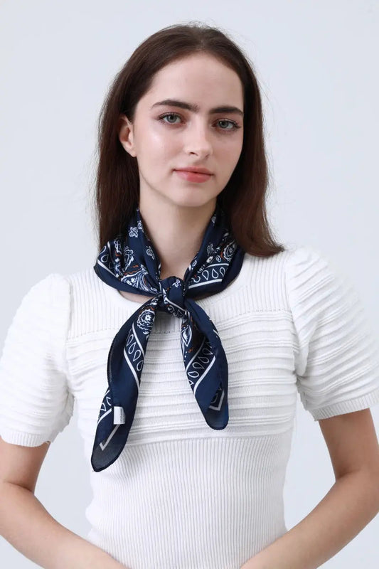 Bohemian Paisley Bandana - Multi-Way Silky Scarf 🌺🧣 Leto Collection