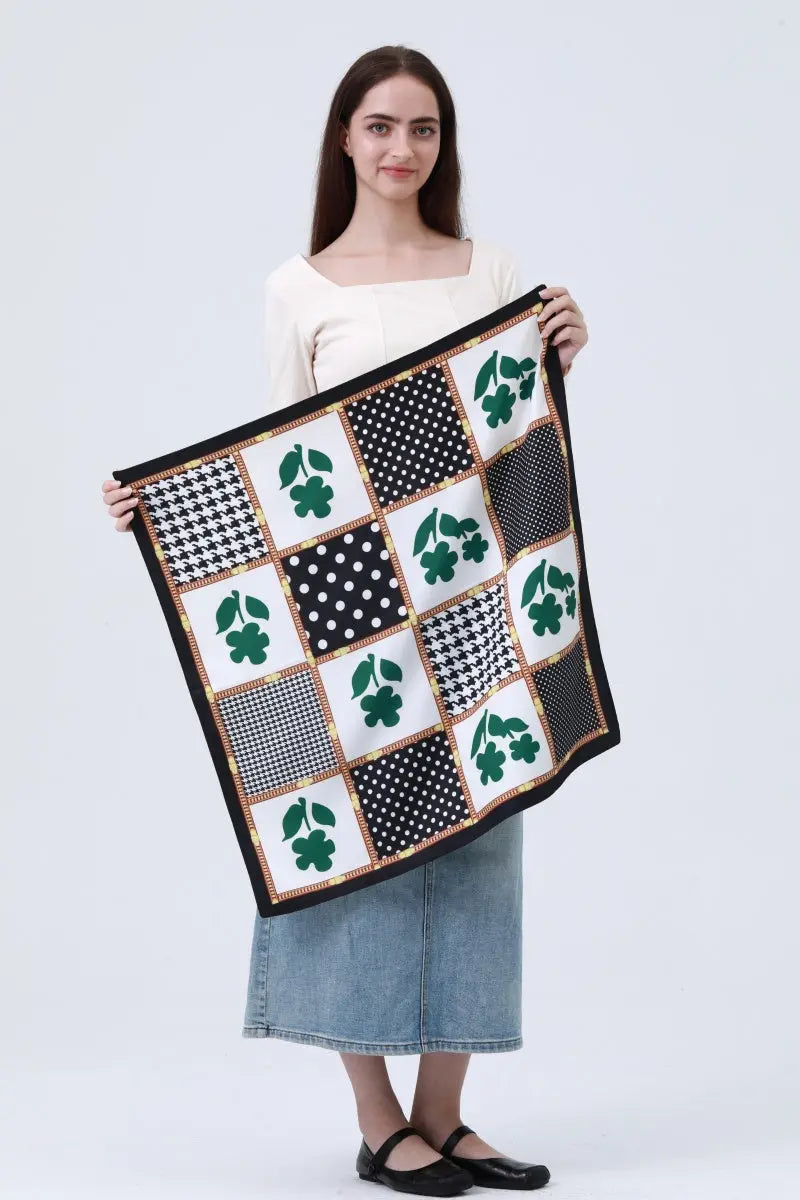 Luxury Reversible Silky Scarf - Two-Tone Double-Sided Design 🔄🧣 Leto Collection