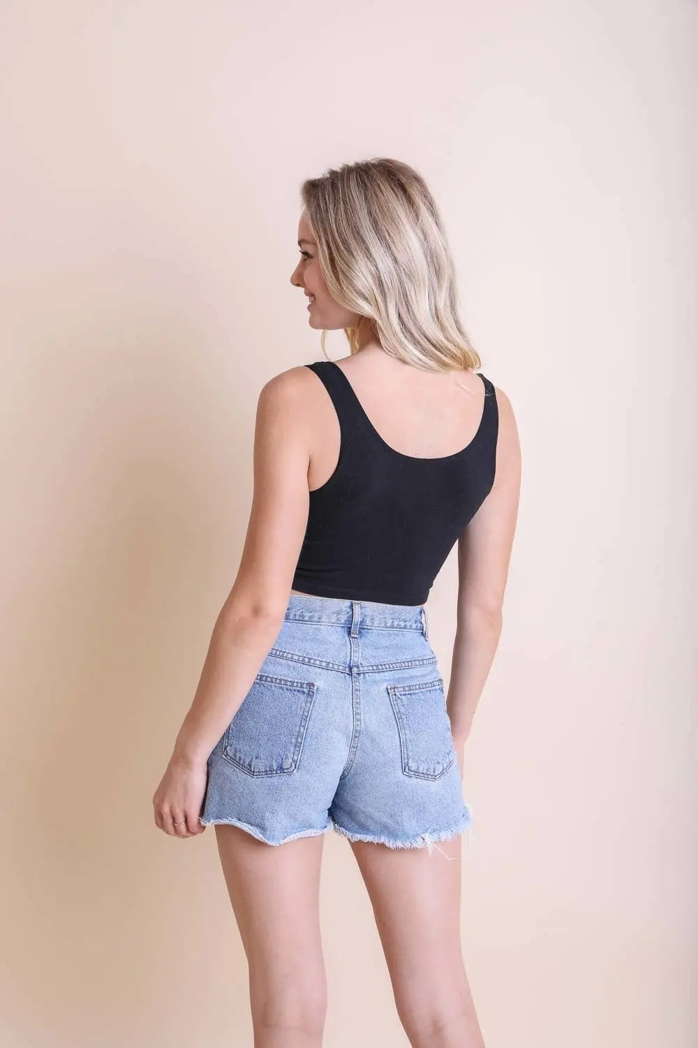 Ribbed Hook Eye Brami Bralette