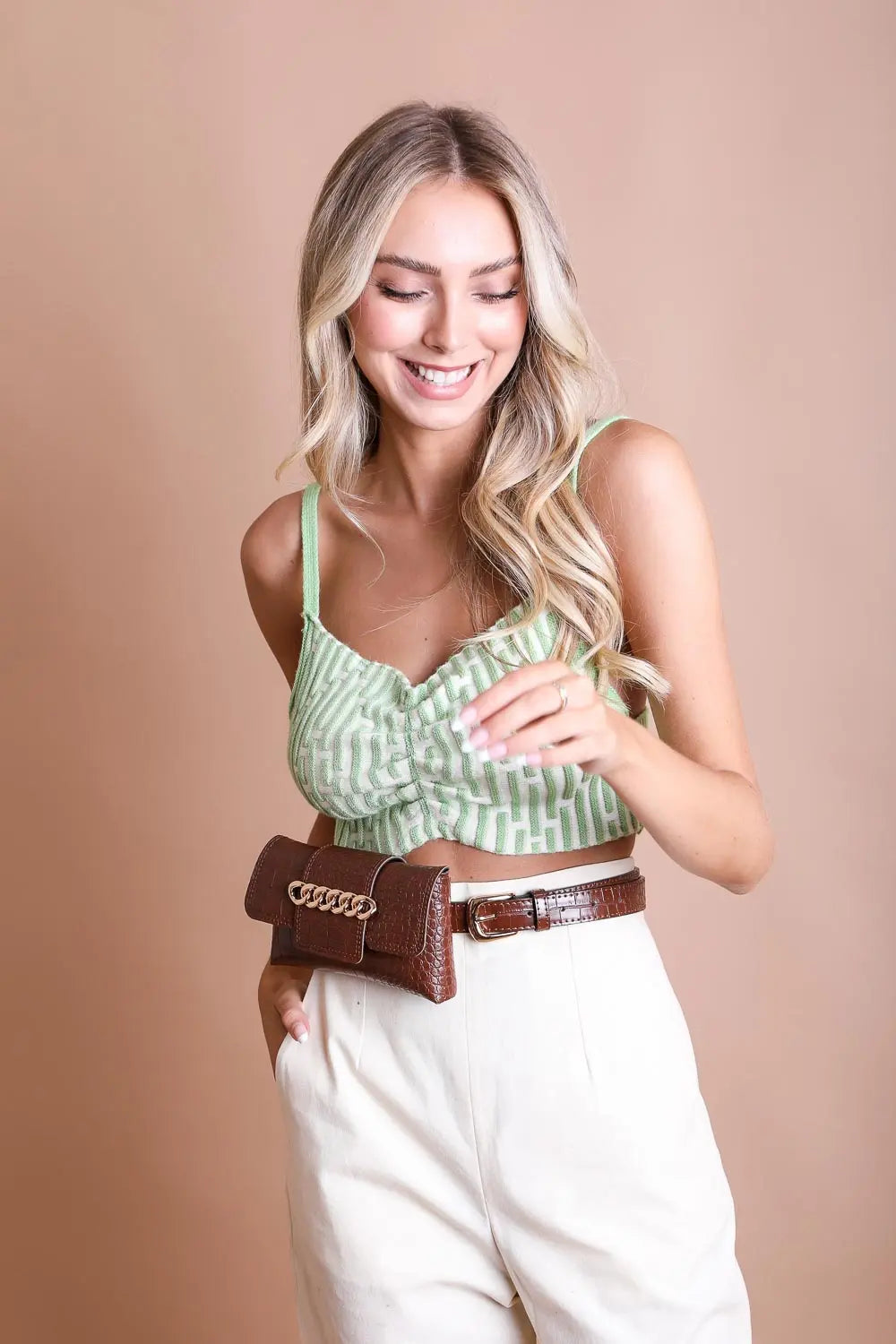 Wide Clutch Chain Belt Bag Belts